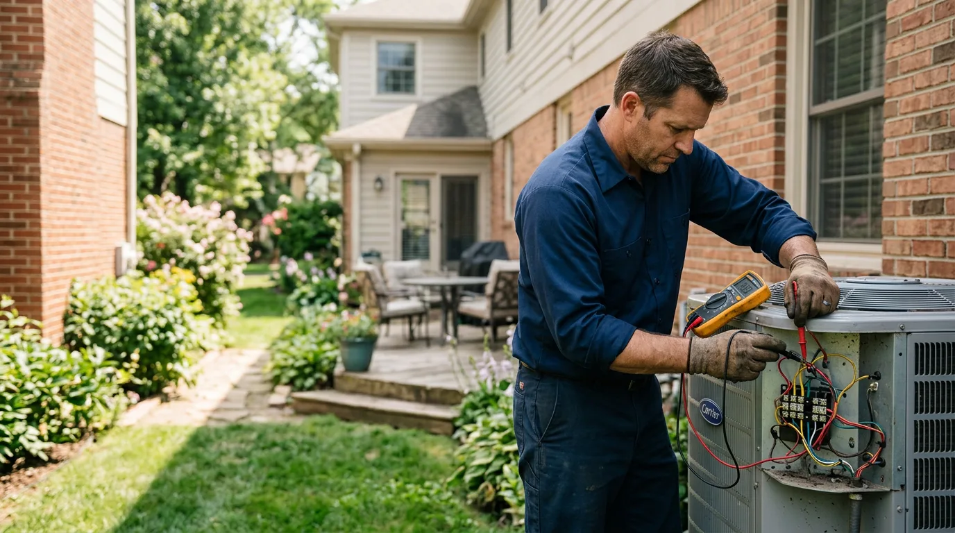 HVAC technician working near Ocean City, NJ